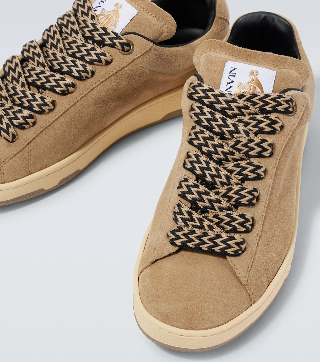 Lanvin - Curb Lite suede sneakers