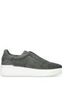 Suede Fascia Slip-On Sneakers