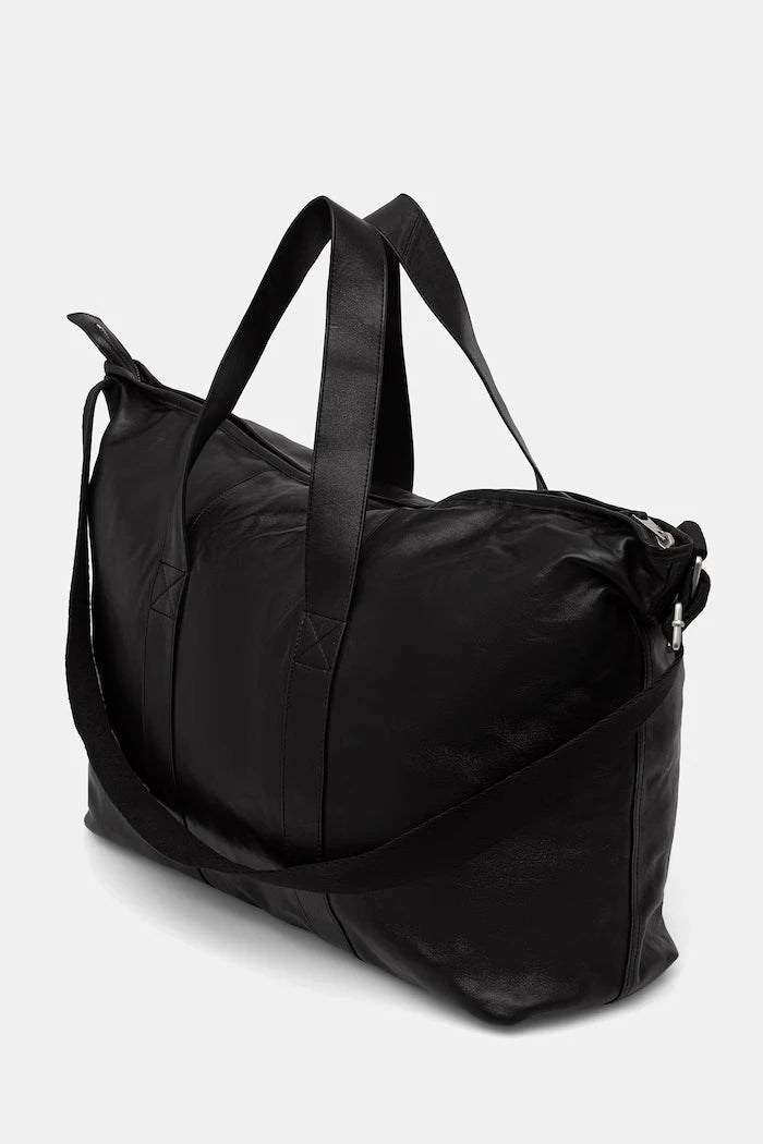 AllSaints пътна чанта мъжка от кожа KEI
