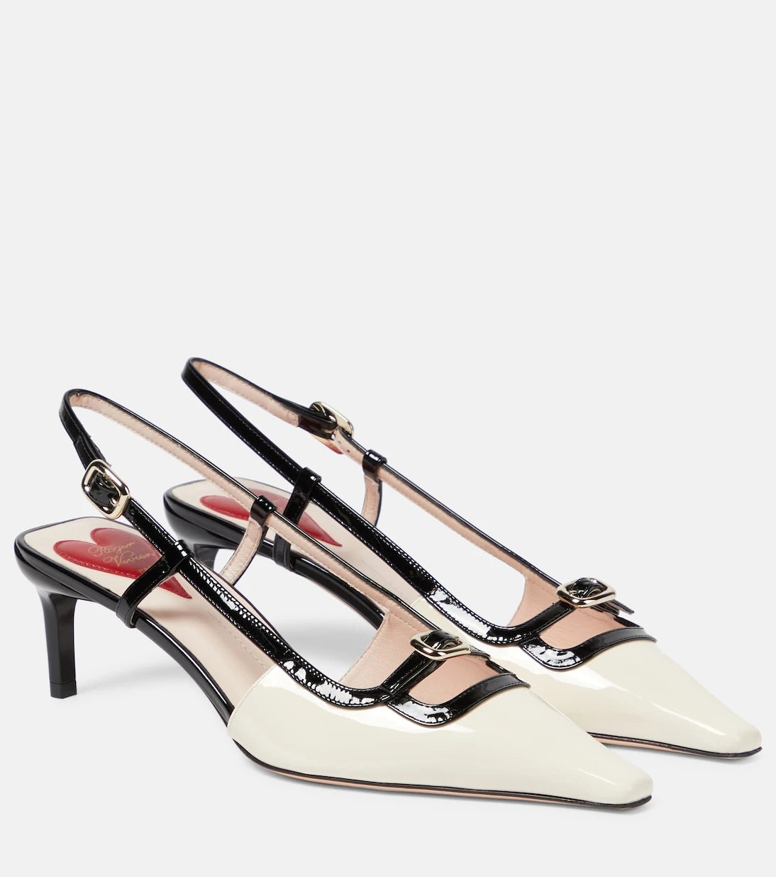 Roger Vivier - Viv’ Canard patent leather slingback pumps