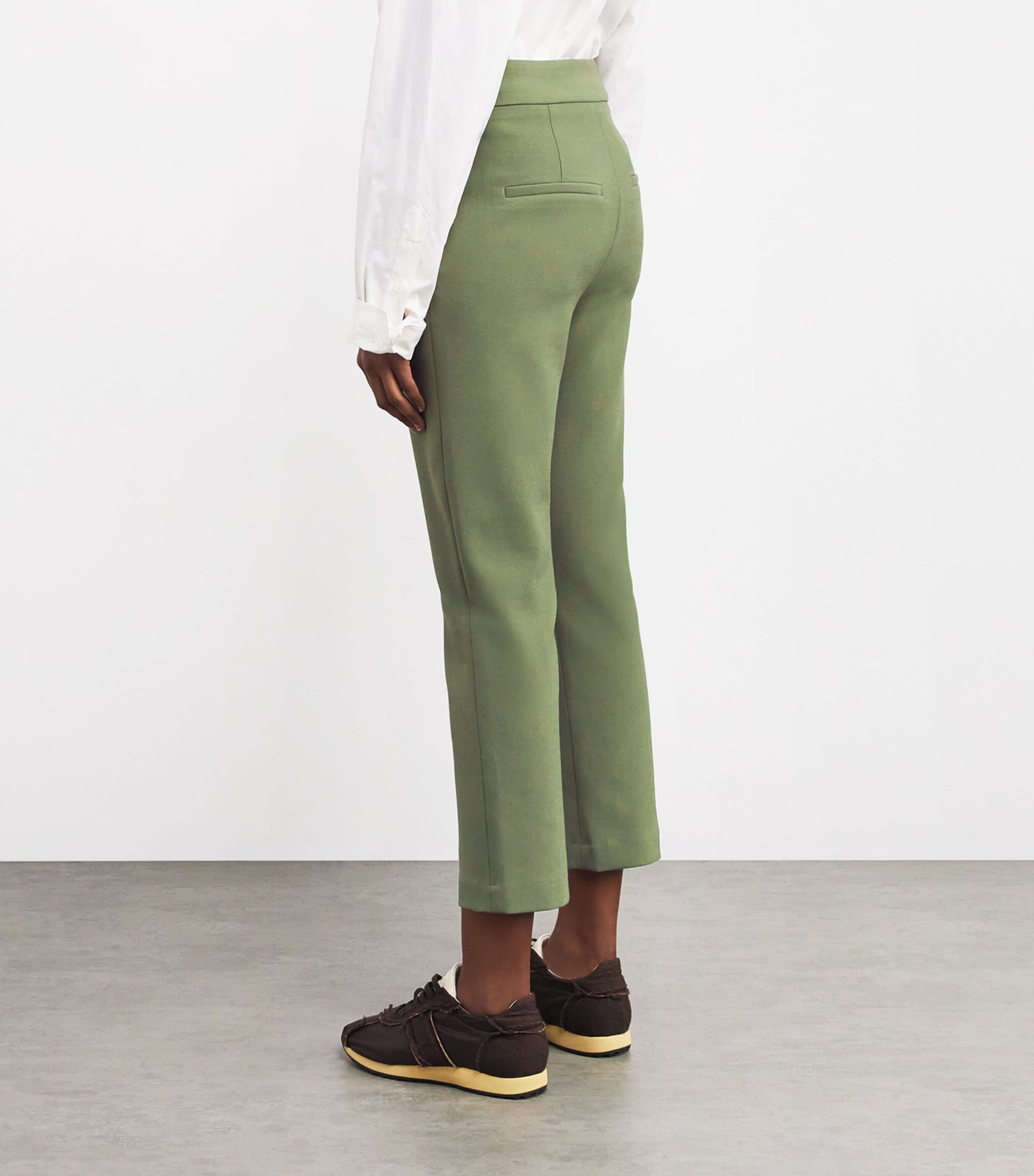 Veronica Beard Beige Renzo Tailored Trousers