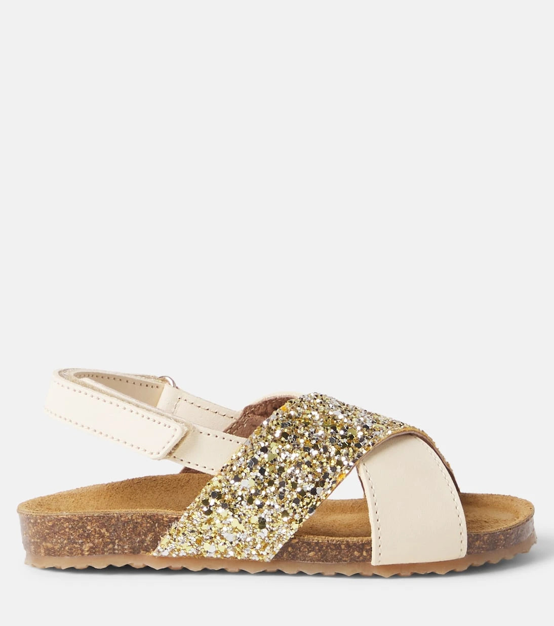 PèPè - Sequined leather sandals