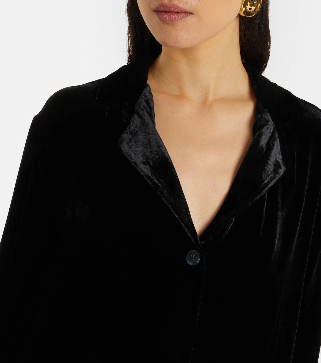 Asceno - Calabasas velvet shirt
