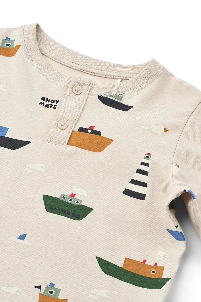 Детска пижама Liewood Wilhelm Printed Pyjamas Set