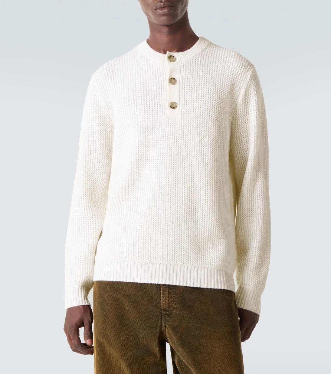 Allude - Waffle-knit wool and cashmere sweater