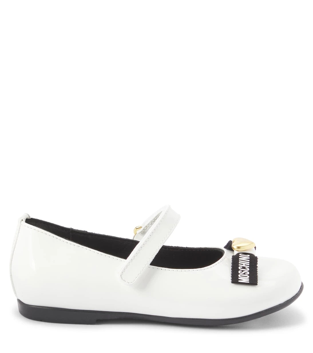 Moschino Kids - Patent leather ballet flats