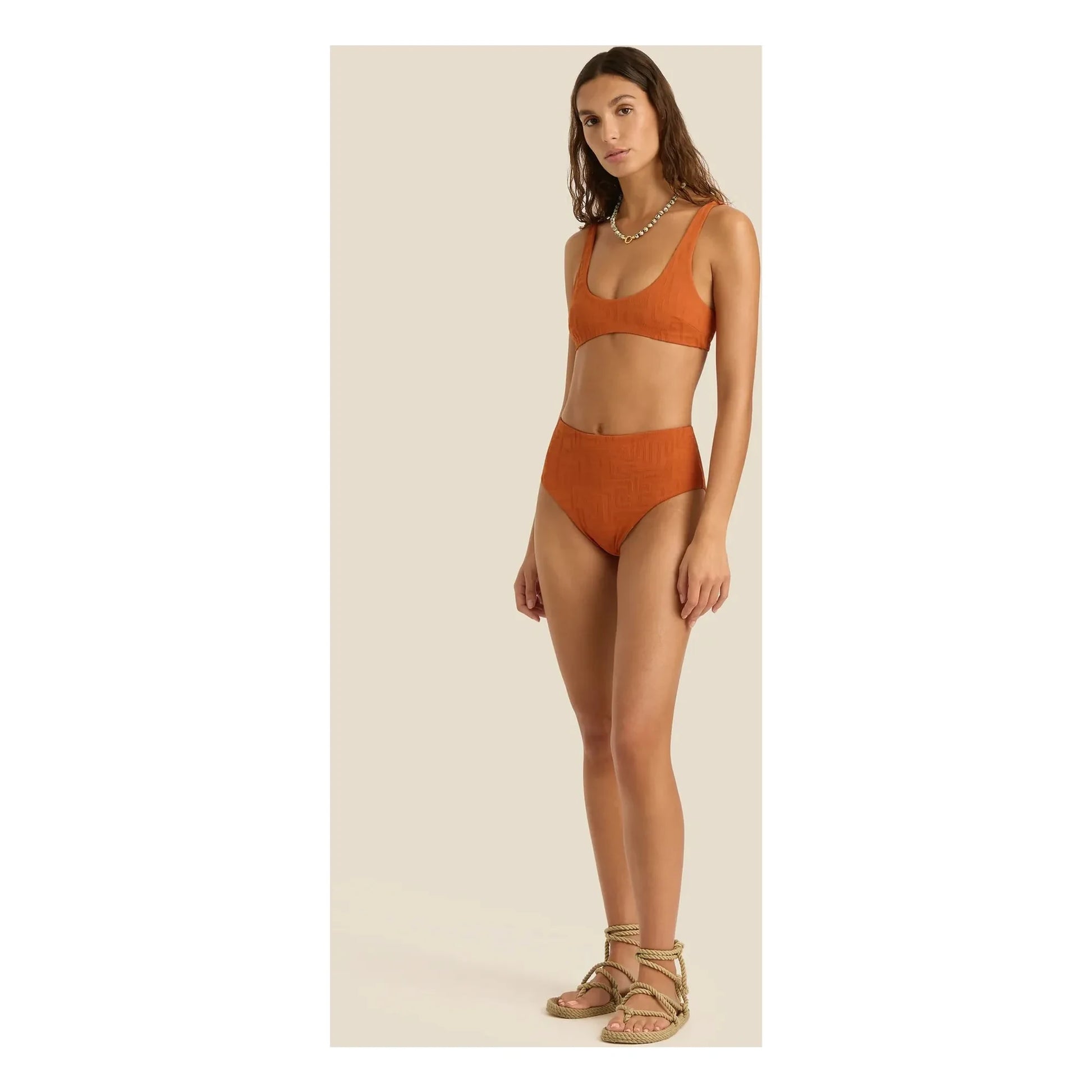 Soleil Soleil - June swimsuit bottom | Terracotta