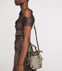 GANNI Multi Mini Snakeskin Bou Bucket Bag