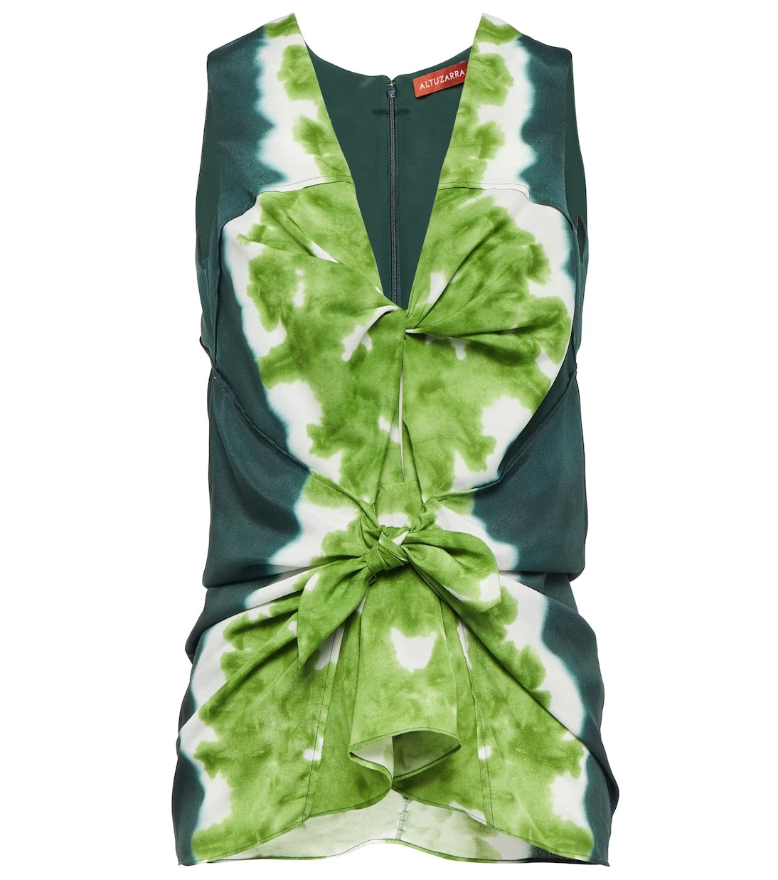 Altuzarra - Pan tie-dye crêpe de chine top