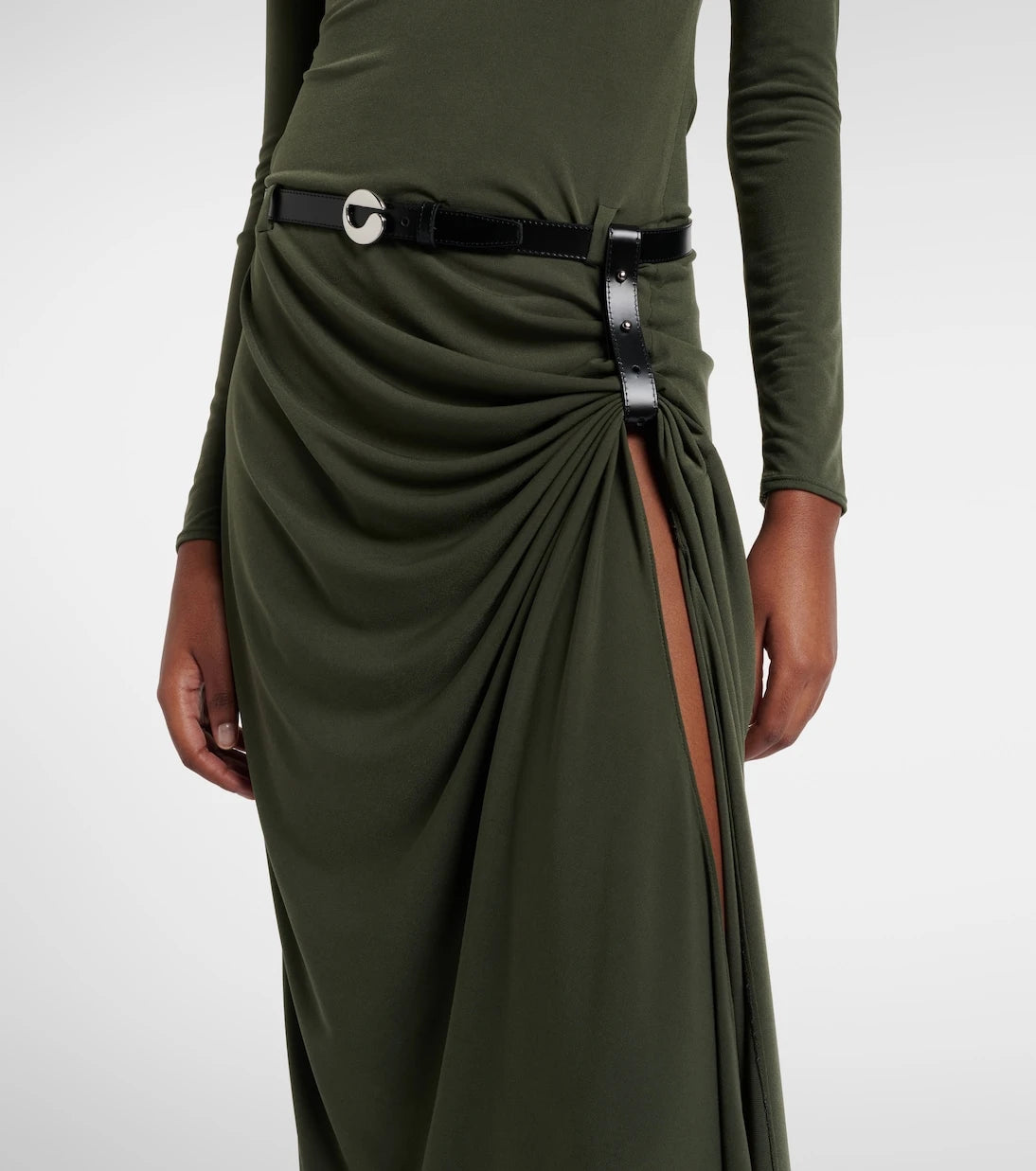 Coperni - Suspended draped jersey gown