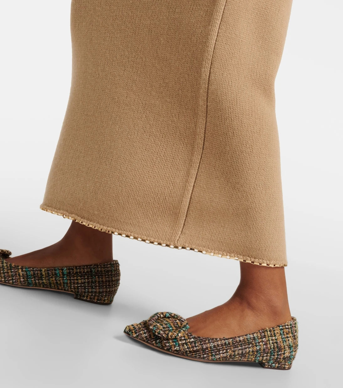Gianvito Rossi - Venezia bouclé ballet flats