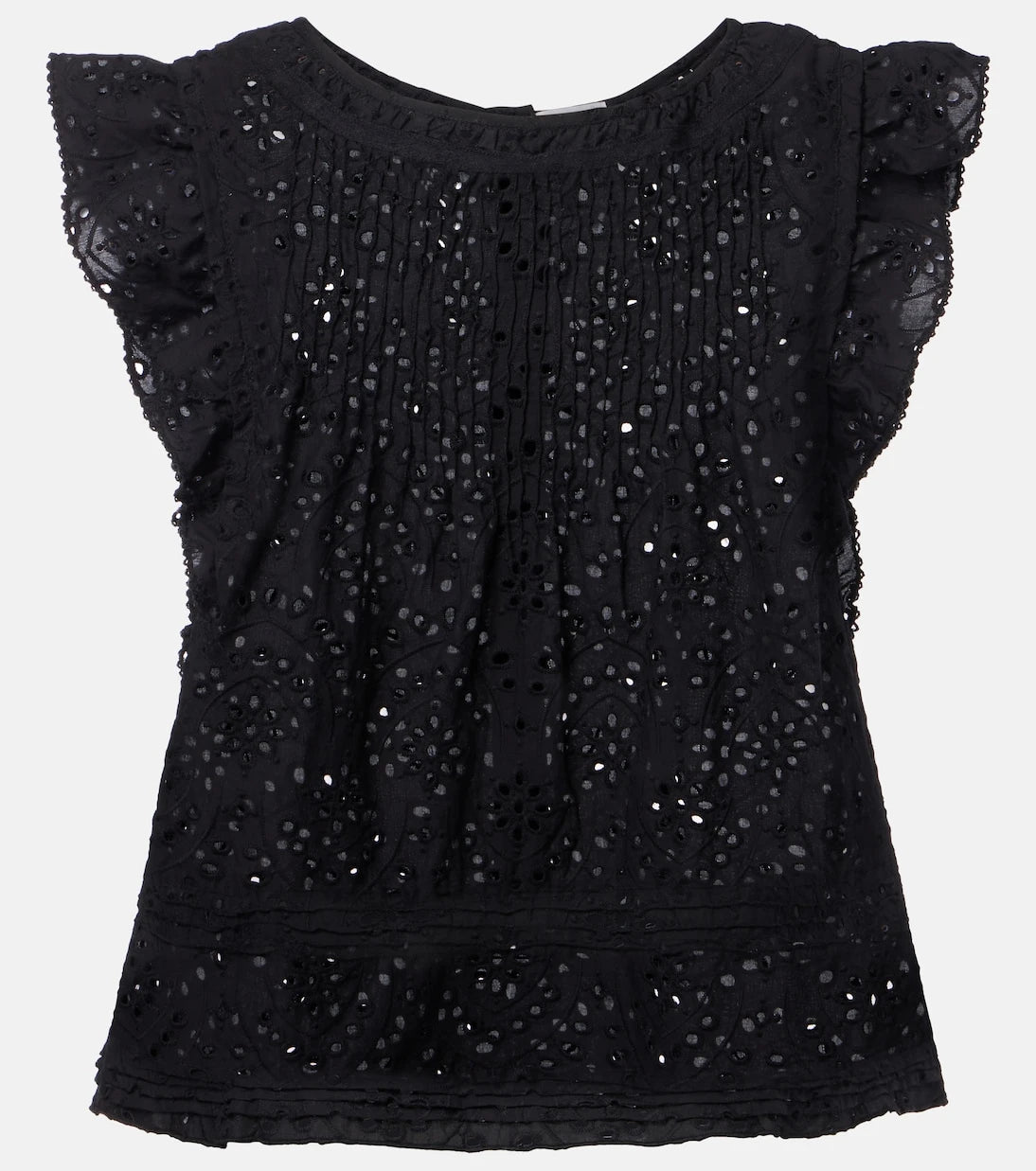 Poupette St Barth - Broderie anglaise cotton top