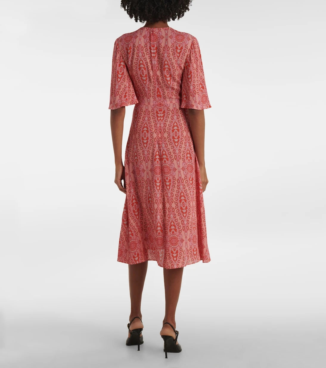 Etro - Printed gathered midi dress
