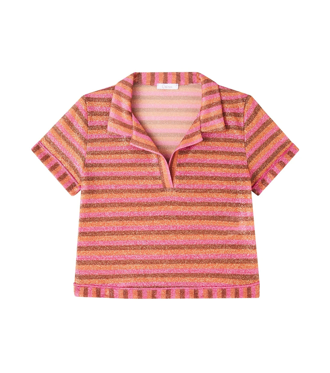 Oséree Kids - Lumière striped polo shirt