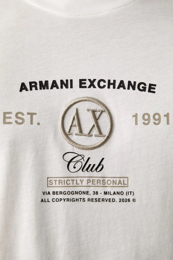 Armani Exchange erkek pamuklu tişört