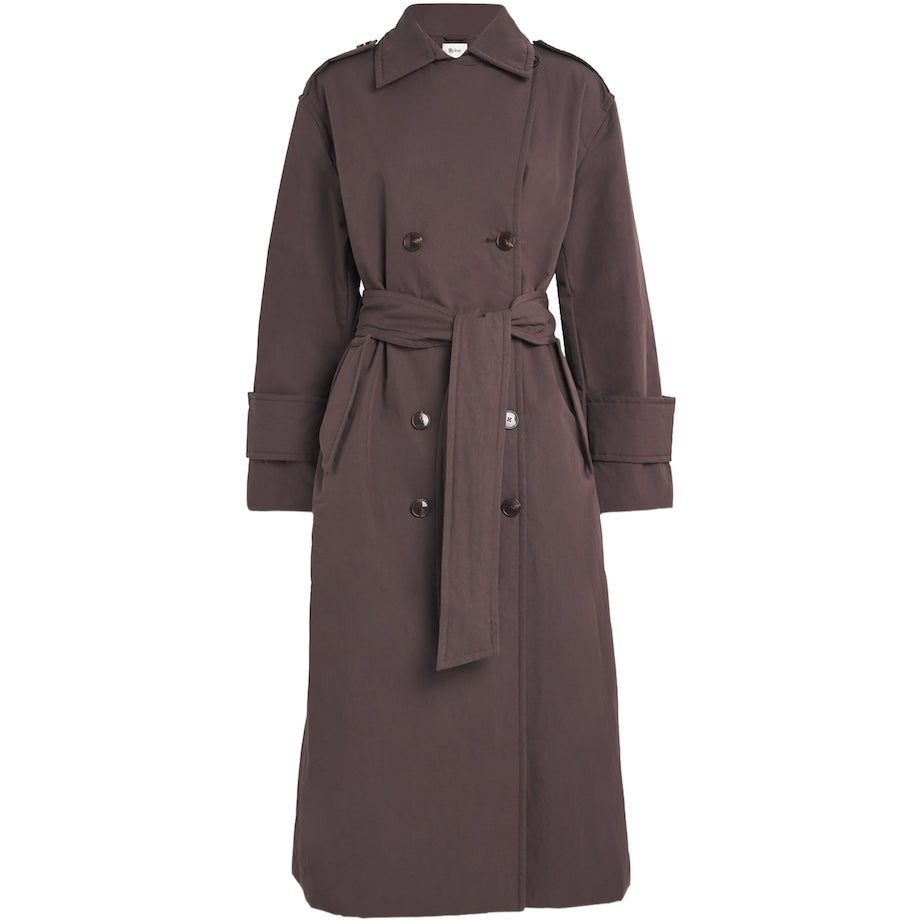 Stylein Brown Padded Sandra Trench Coat