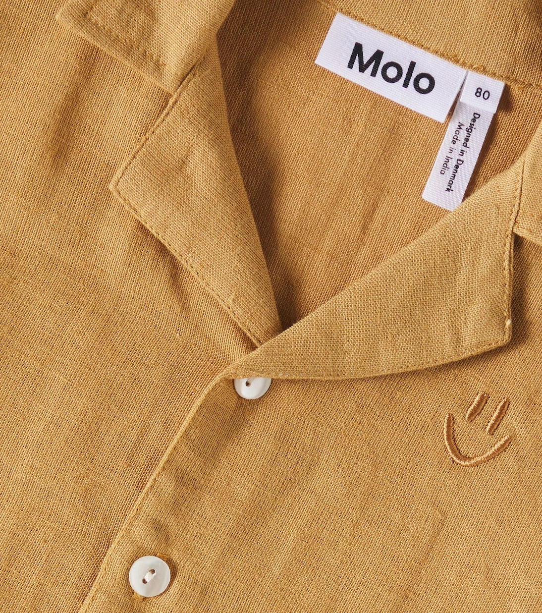 Molo - Baby Eyou linen and cotton shirt