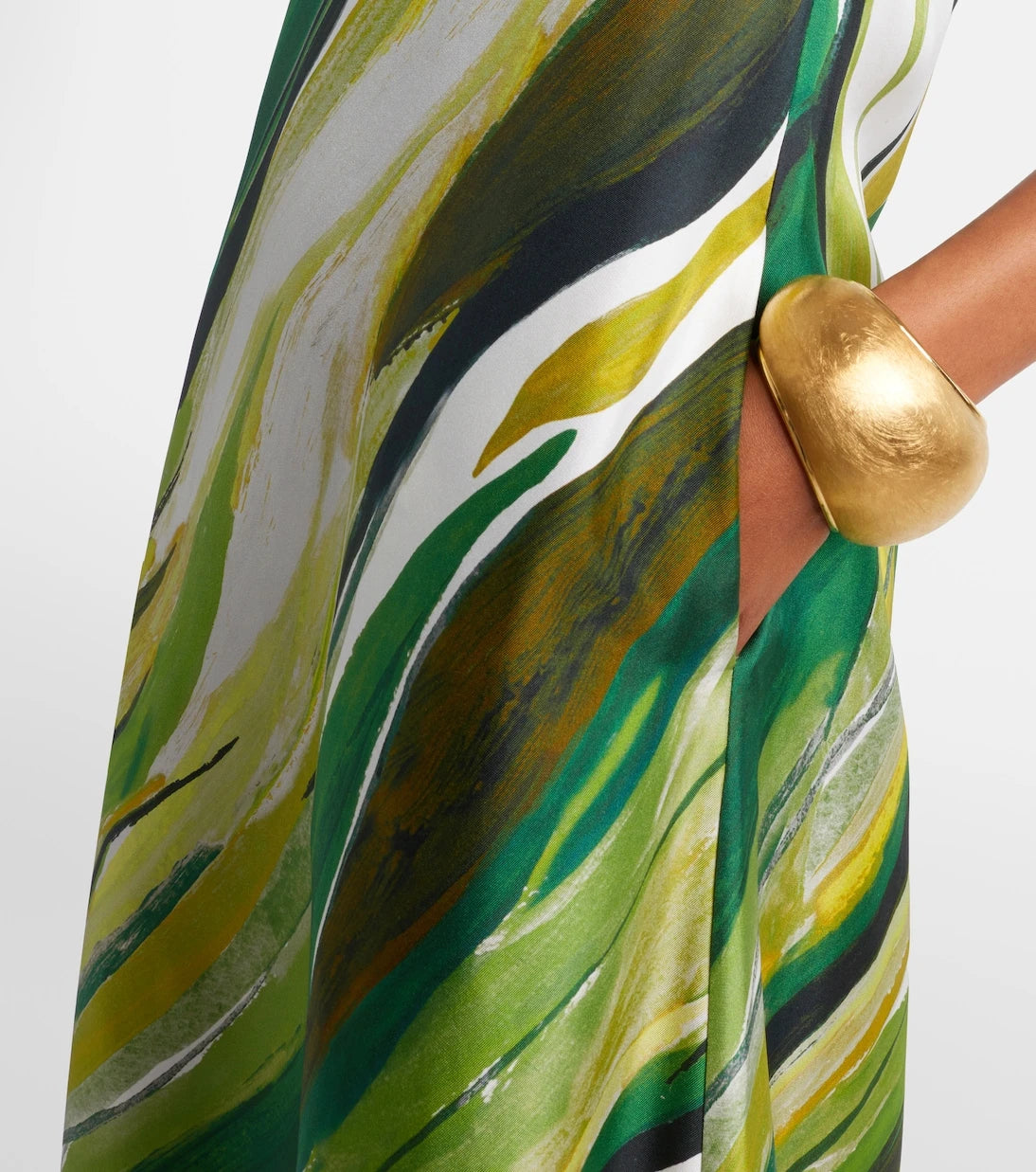 Christopher Esber - Strapless printed silk gown