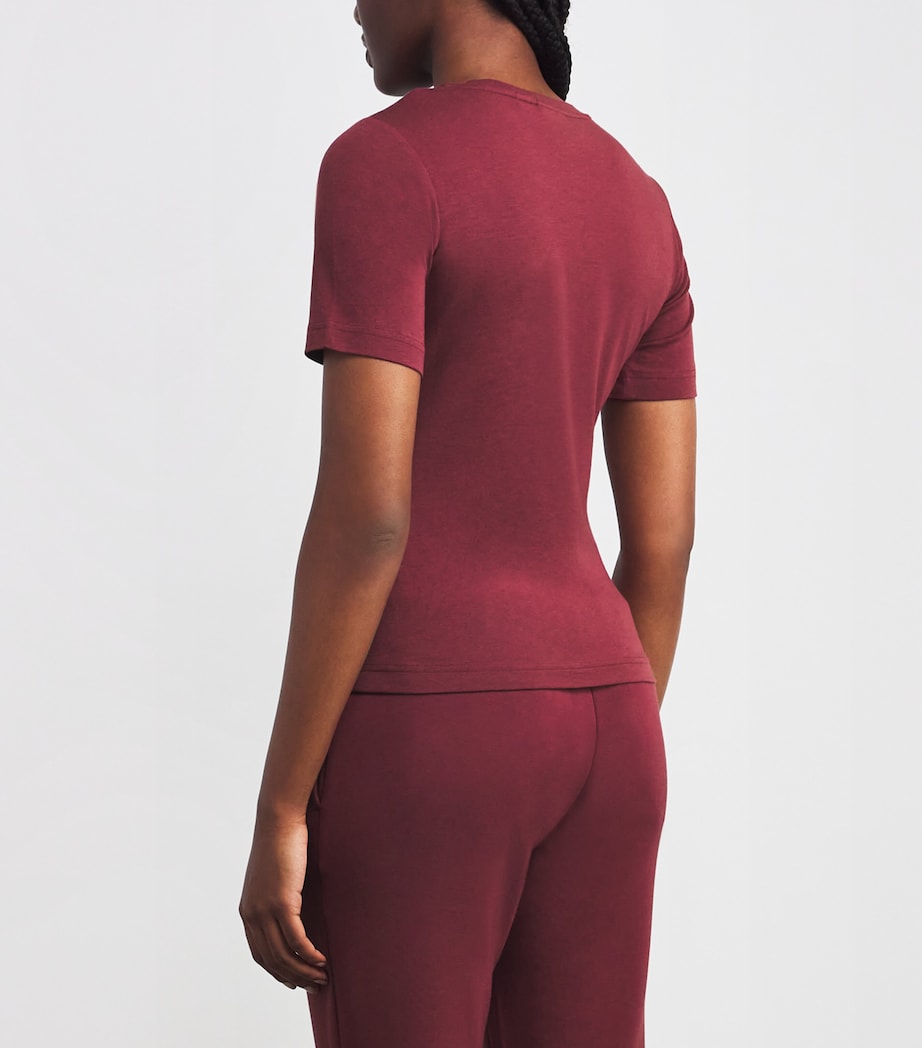 Burgundy Regina T-Shirt