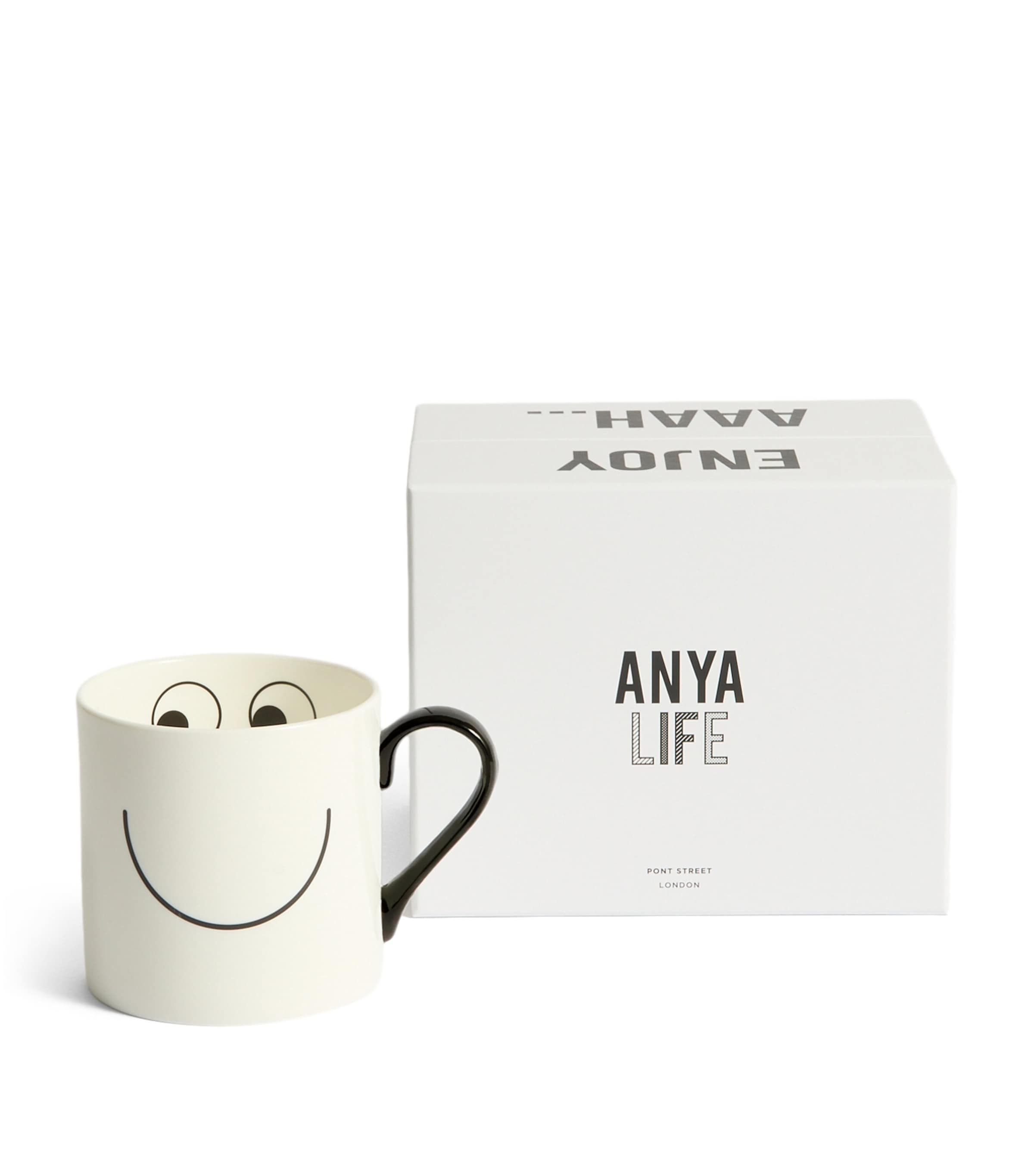 Large Bone China Happy Eyes Mug