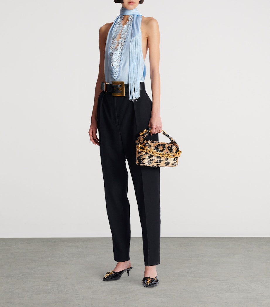 Mini Leopard Sync Shoulder Bag