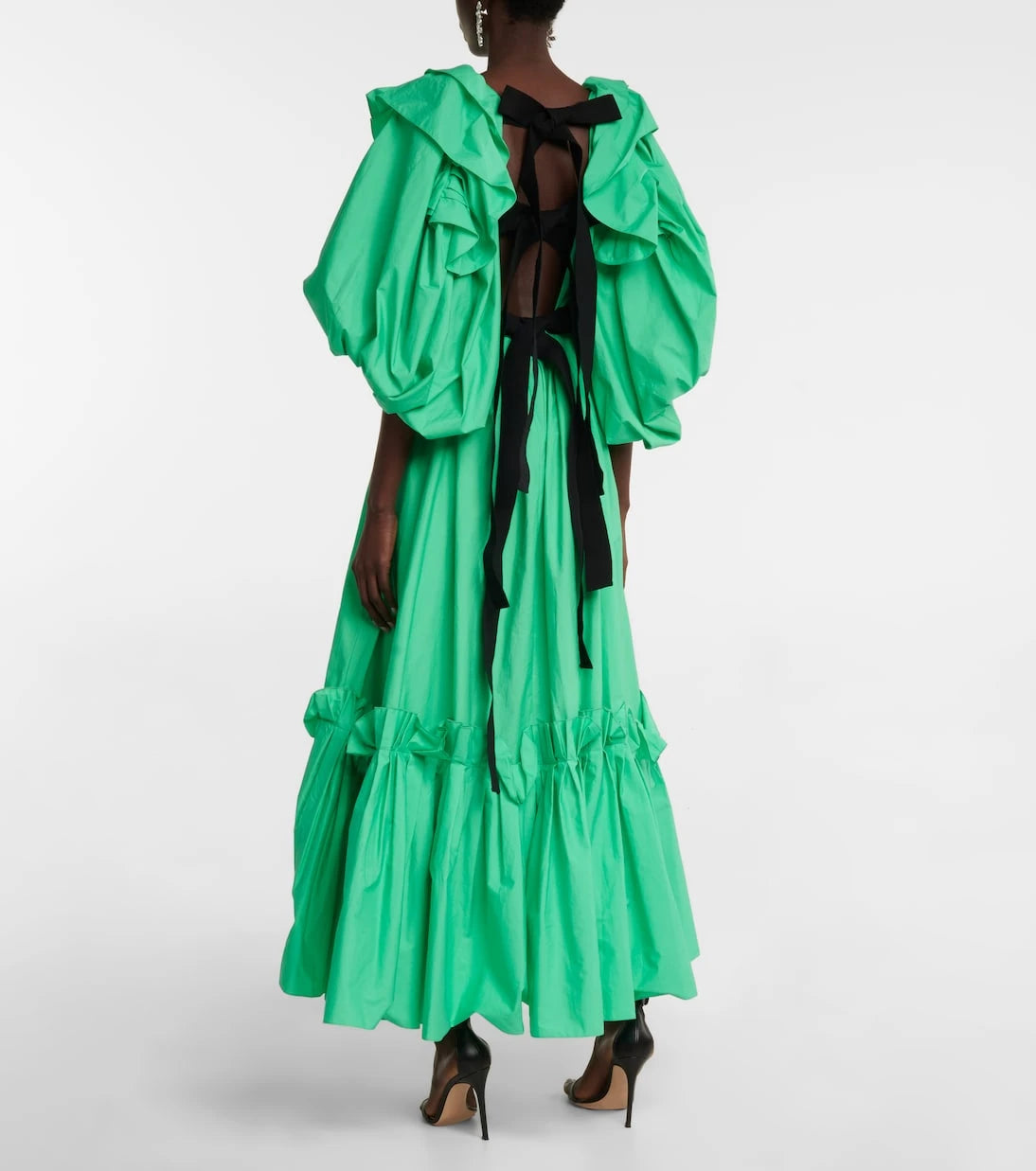 Roksanda - Zahara pleated cotton maxi dress