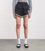 Sateen Logo Shorts POLO BLACK