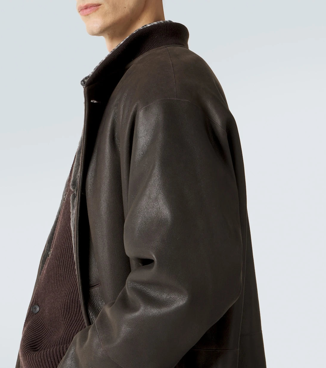 A.Presse - Shearling-lined jacket