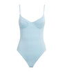 Blue Underwired Demi Swimsuit