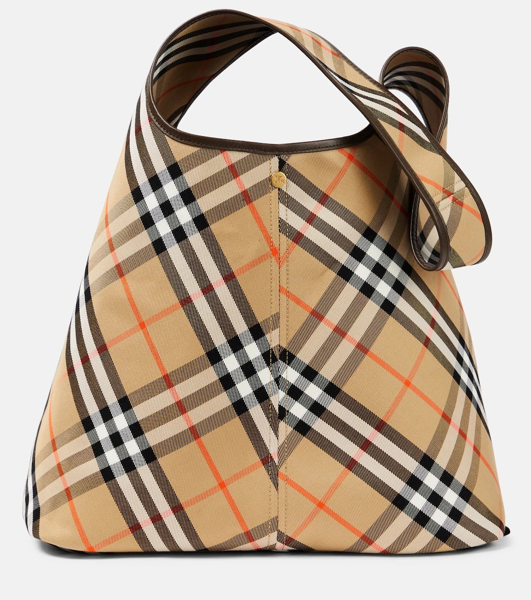 Burberry - Burberry Check Small canvas tote bag