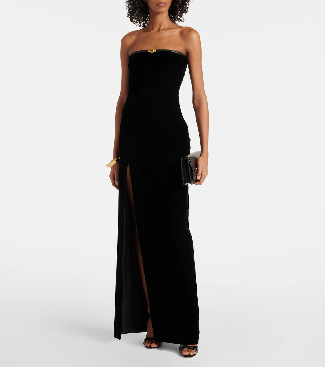 Tom Ford - Strapless velvet gown