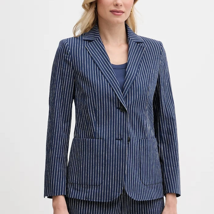 Weekend Max Mara tek düğmeli kadın ceket pamuklu ALETTA