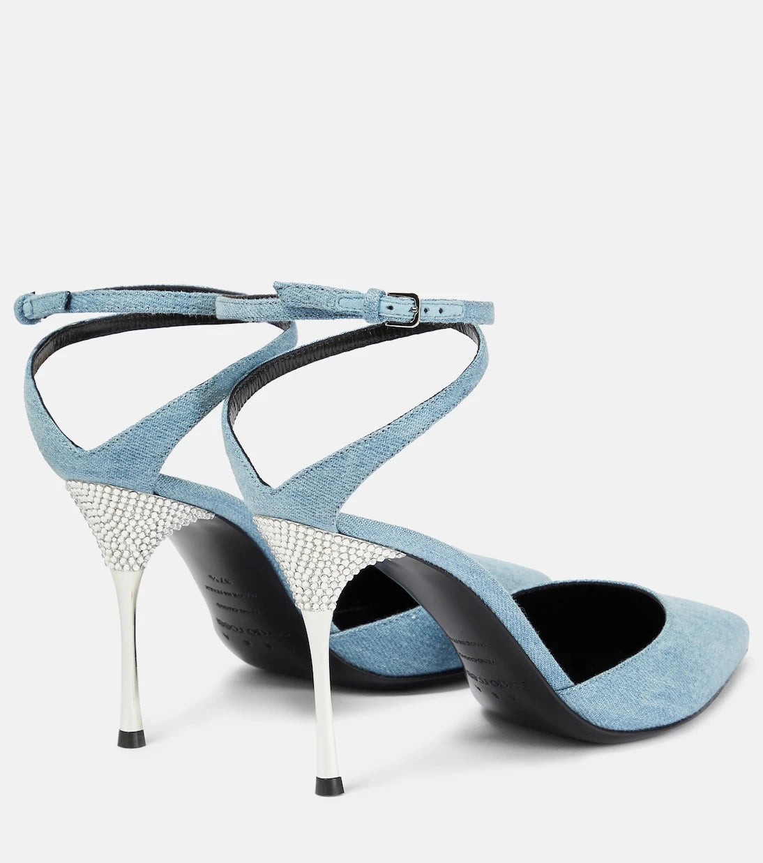 Area - x Sergio Rossi Marquise denim pumps