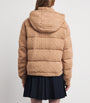 Polo Ralph Lauren Navy Wool-Cashmere Cable-Knit Puffer Jacket