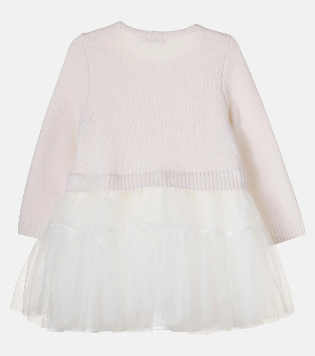 Self-Portrait Kids - Knitted tulle dress
