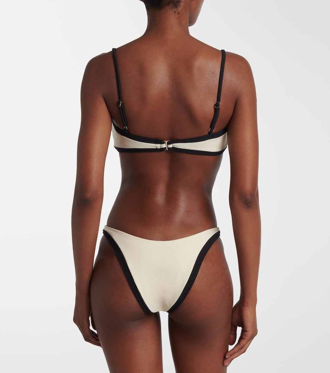 Same - Colorblocked bandeau bikini top
