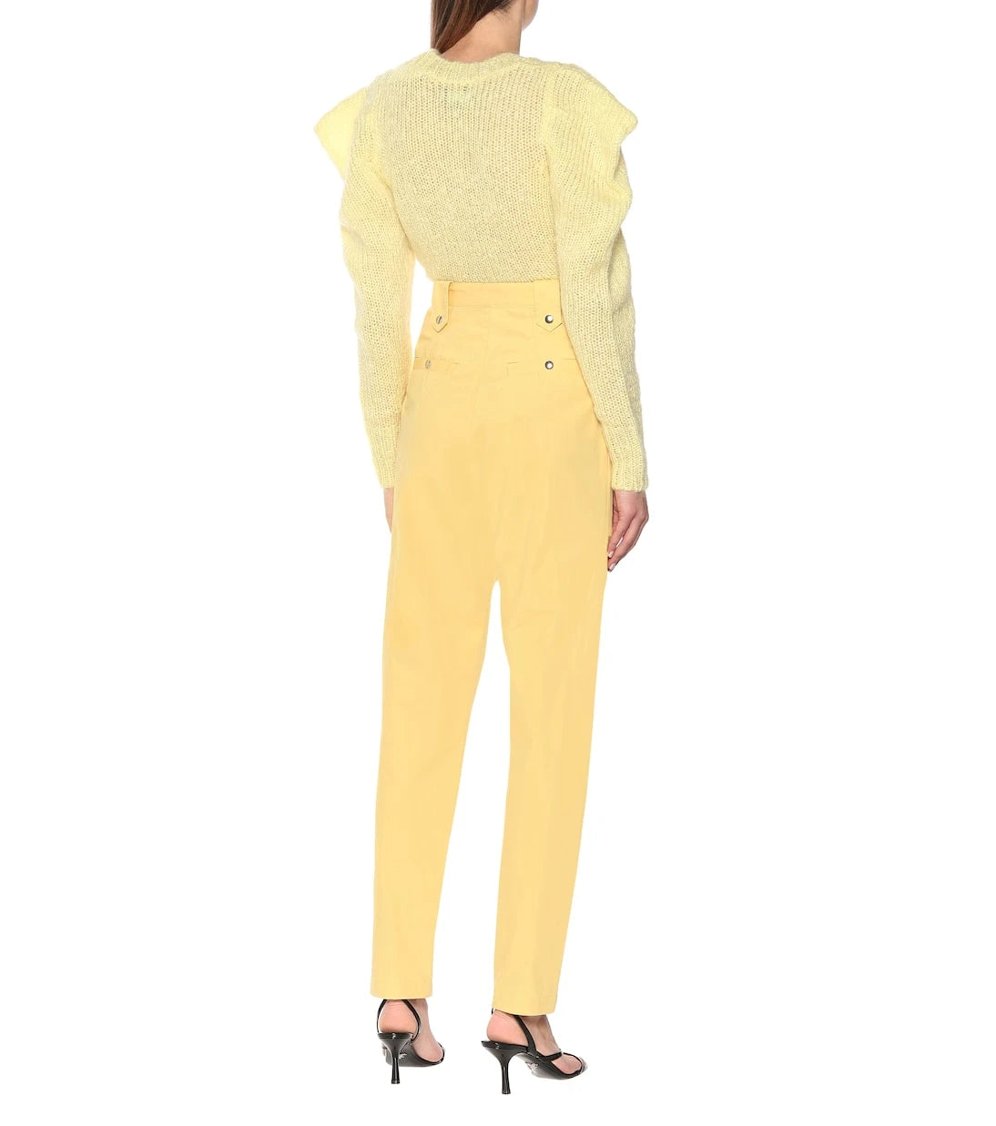 Isabel Marant - Yerris high-rise cotton carrot pants