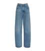 AGOLDE Blue Low Curve Wide-Leg Jeans