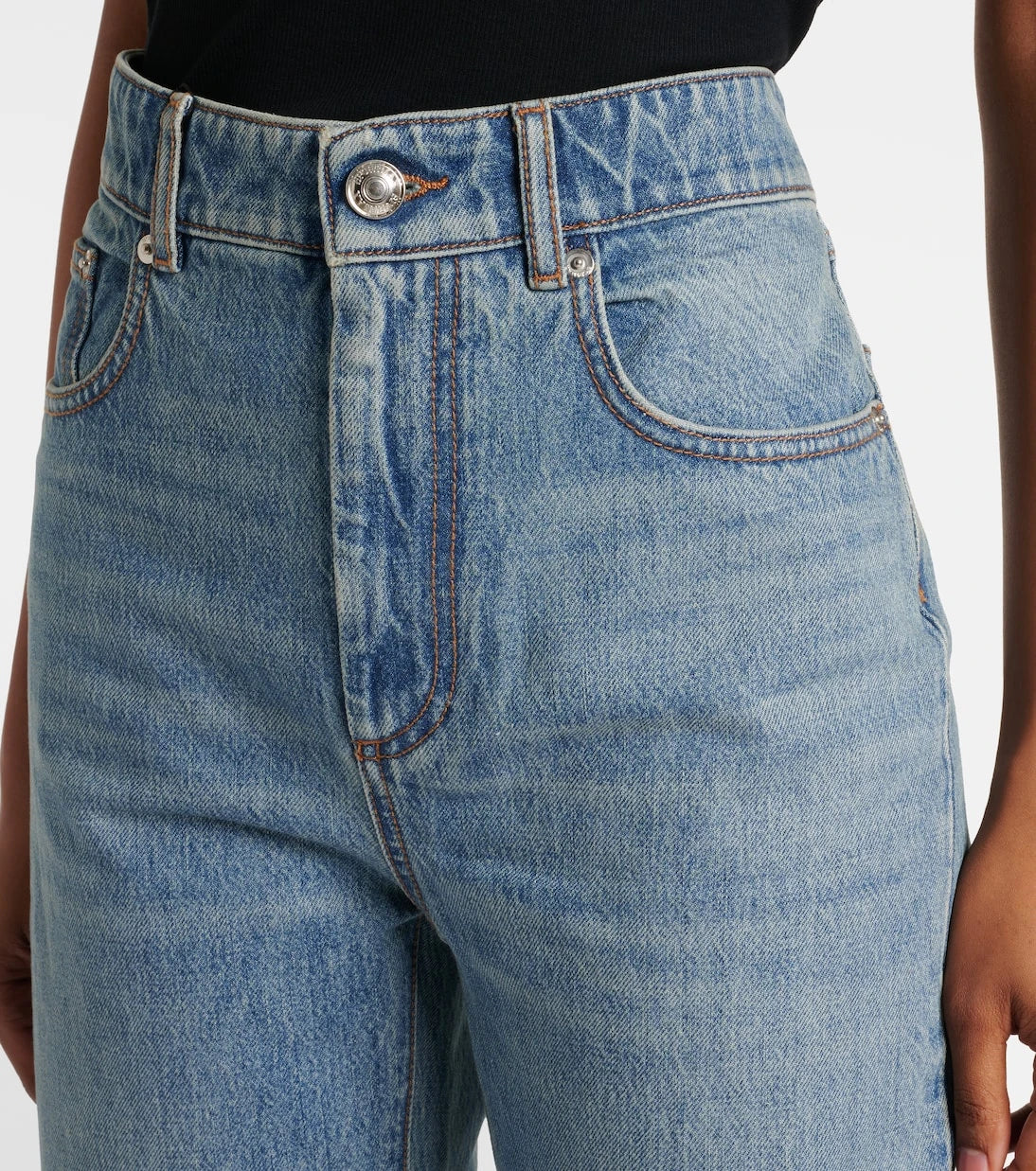 Sportmax - Tasso high-rise straight jeans