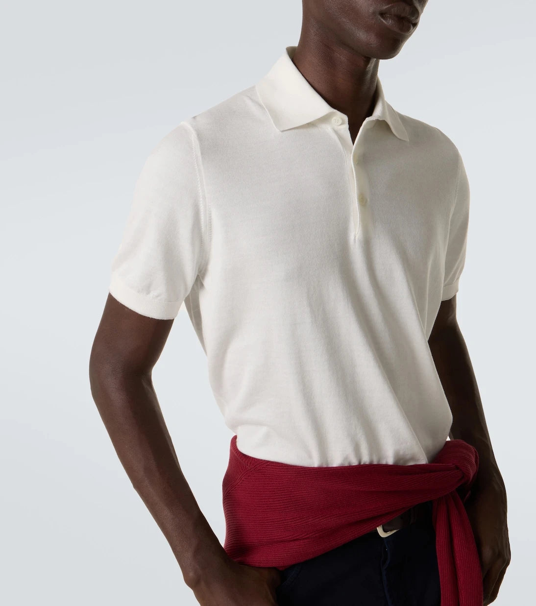 Brunello Cucinelli - Cotton piqué polo shirt