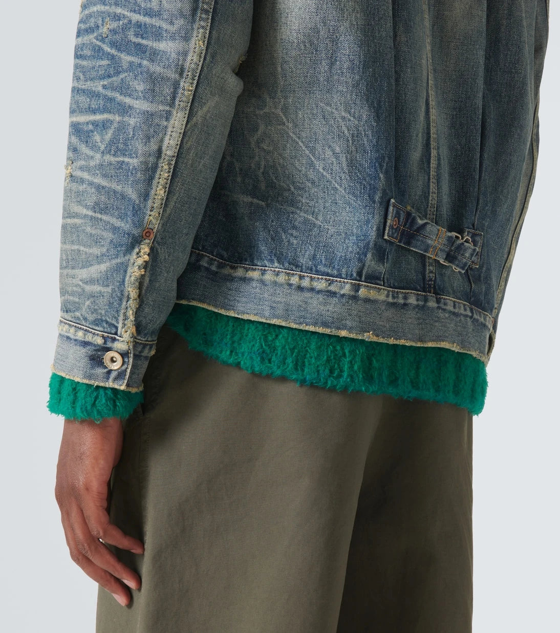 Sacai - x Mark Gonzales denim jacket