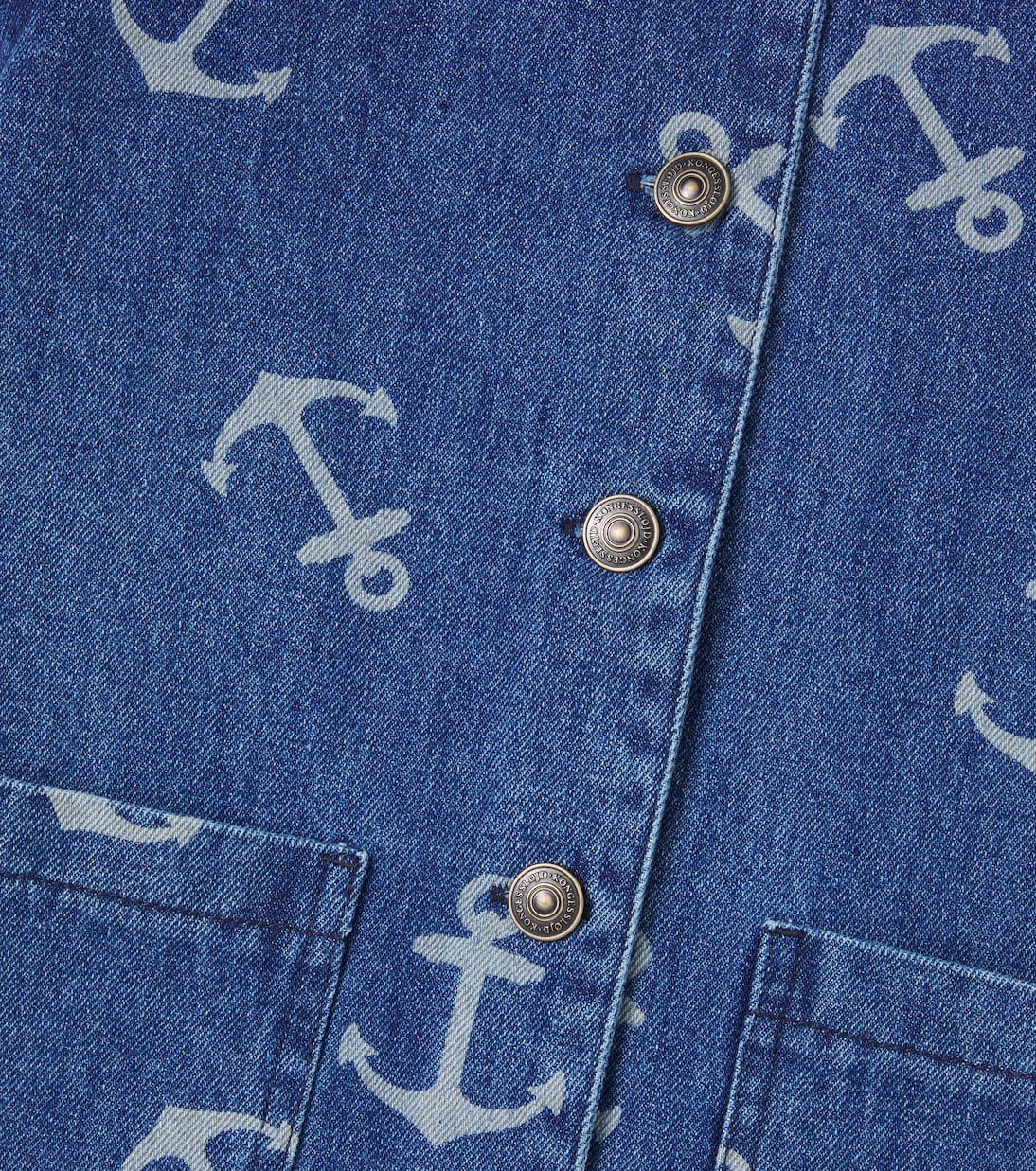Konges Sløjd - Magot desenli denim ceket