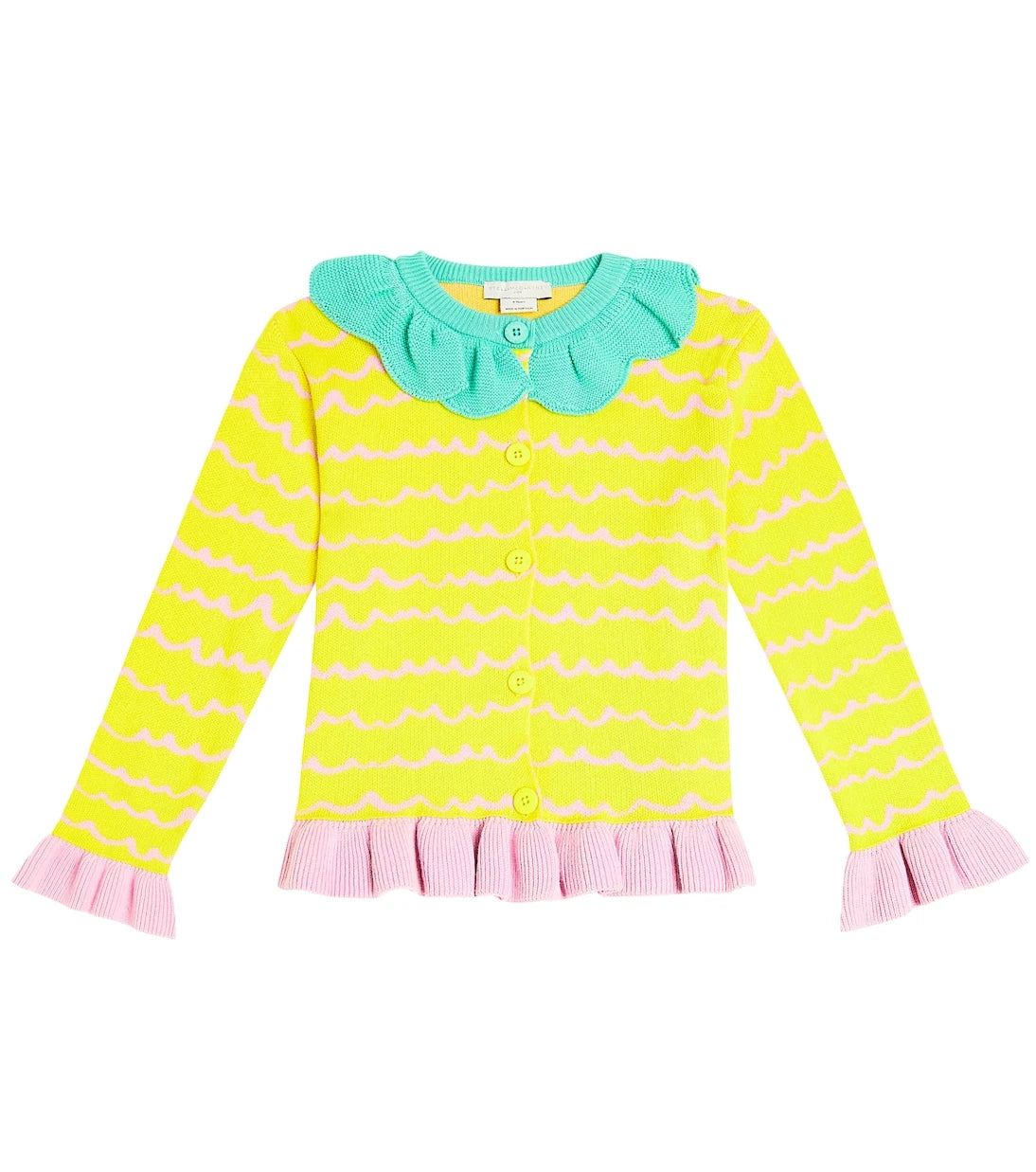 Stella McCartney Kids - Striped cotton cardigan