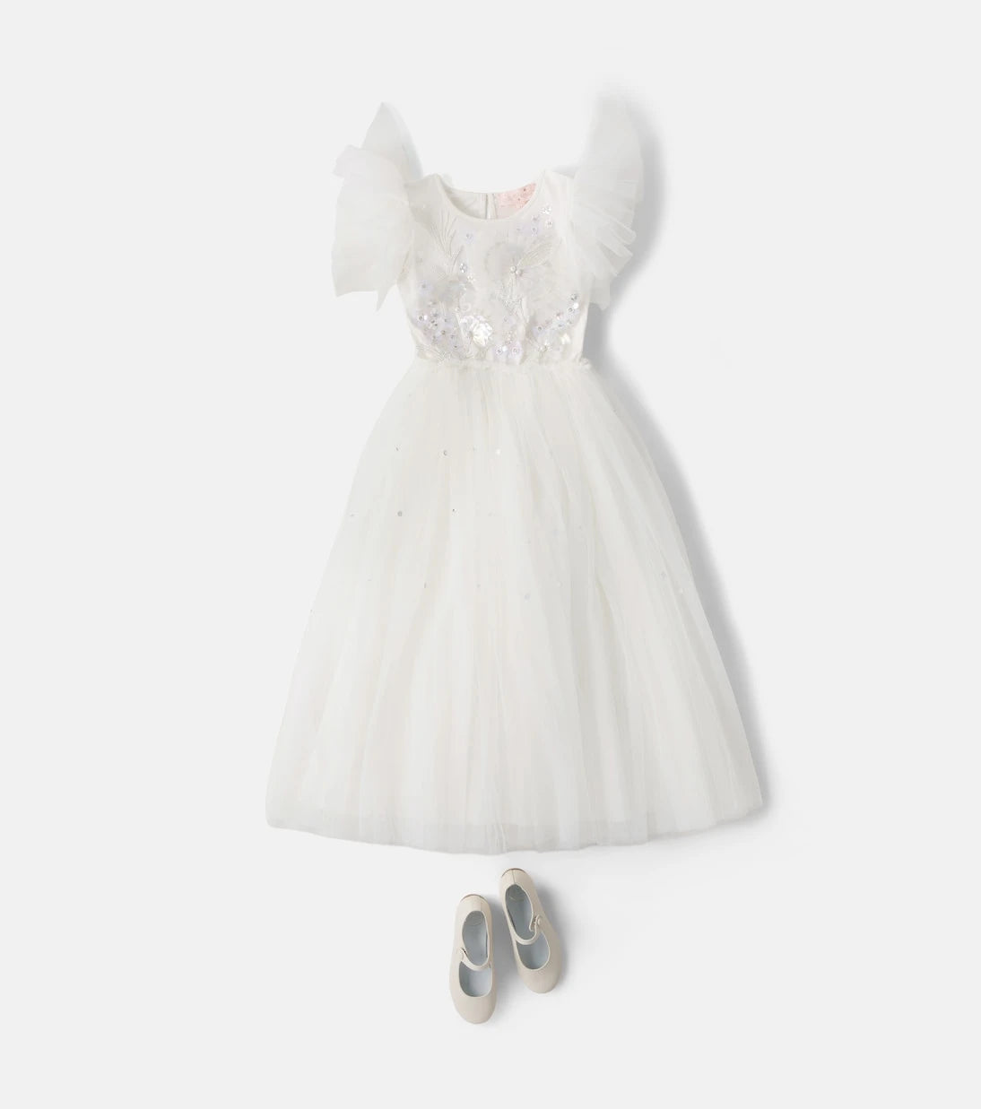 Tutu Du Monde - Cascade embellished tulle dress