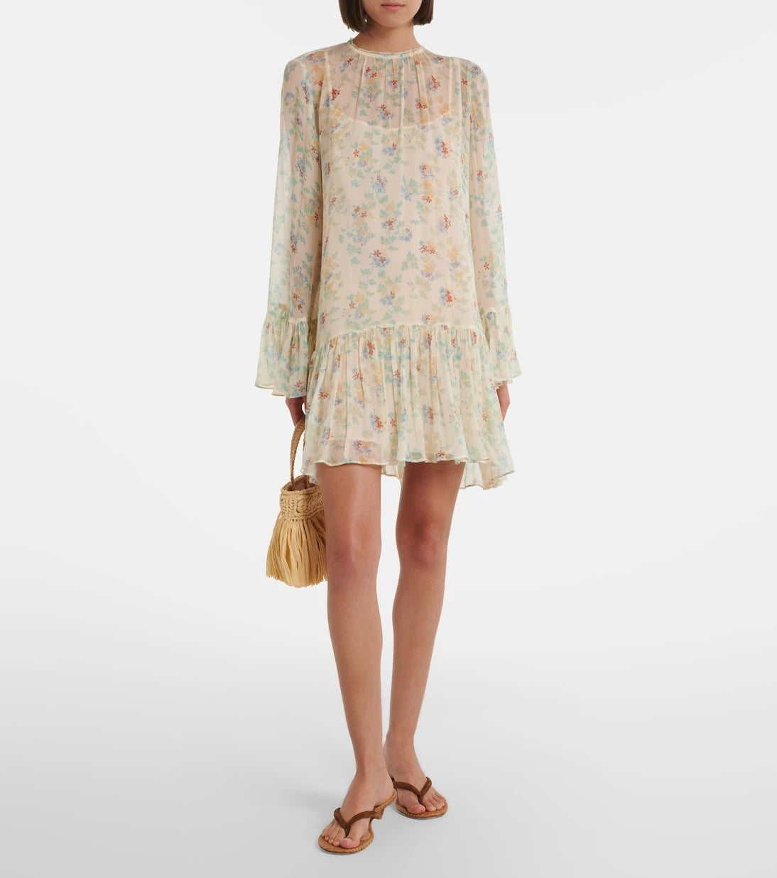 Ulla Johnson - Emmeline floral silk chiffon minidress