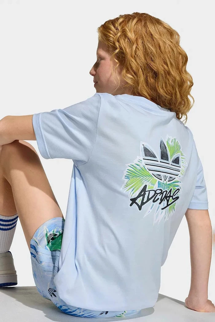 Детска памучна тениска adidas Originals