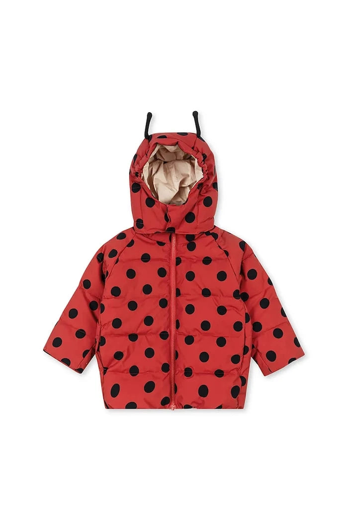 Детско непромокаемо яке Konges Sløjd NUKA LADYBUG JACKET GRS