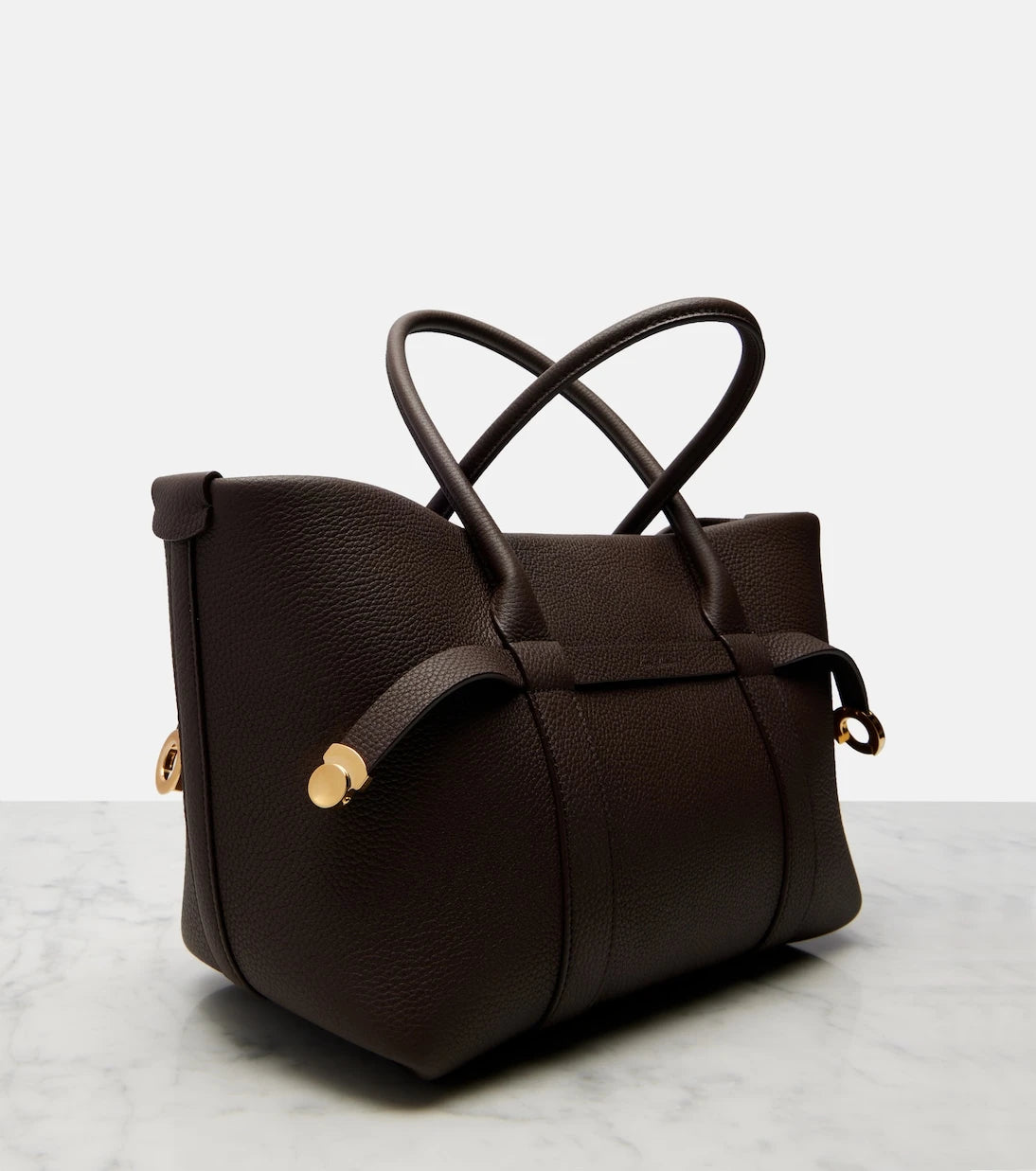 Loro Piana - Ghiera Small leather shopper