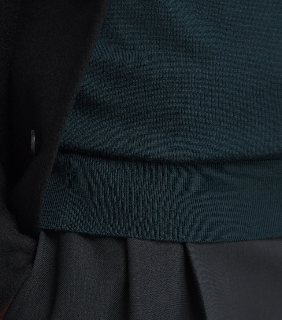 Merino Wool V-Neck Sweater