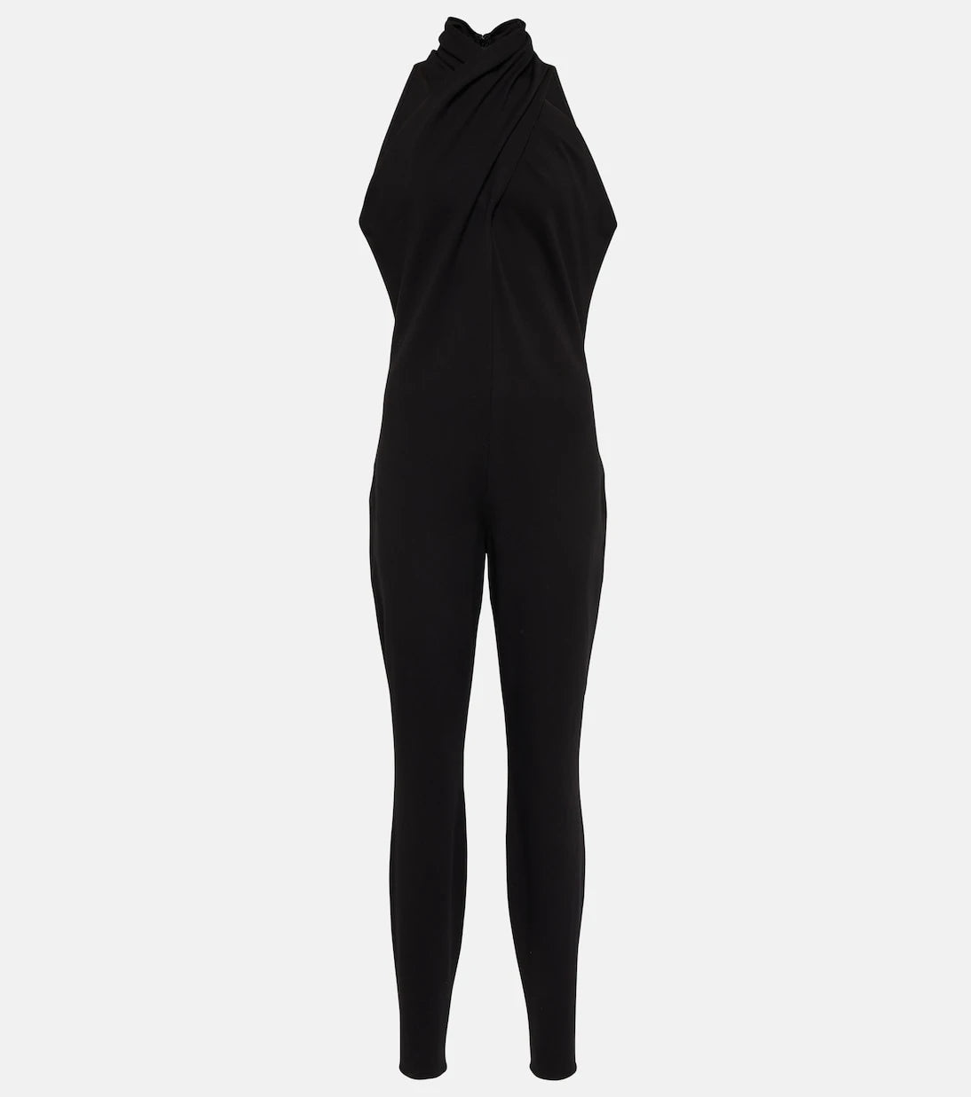 Alaïa - جمبسوت كريب بياقة رسن